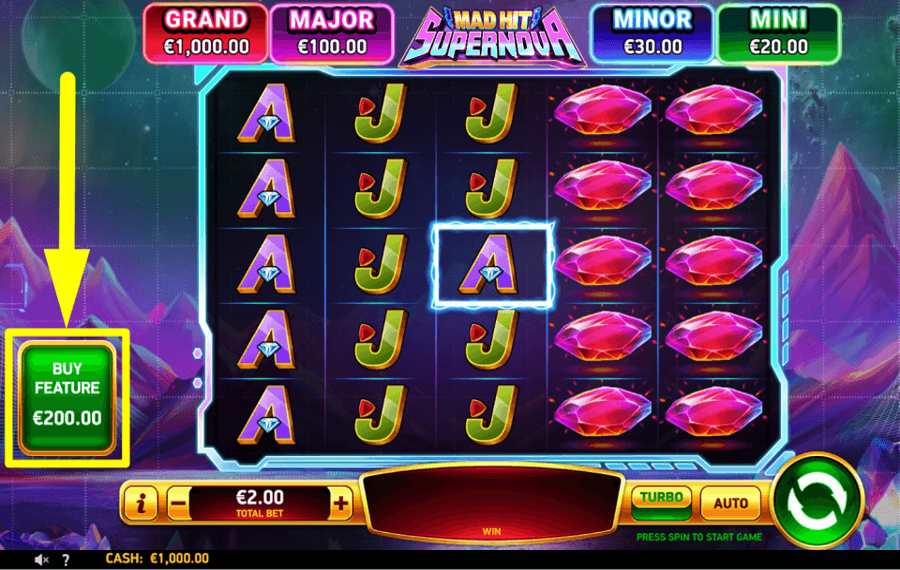 Mad Hit Supernova KOSTENLOSE SPINS KAUFEN.