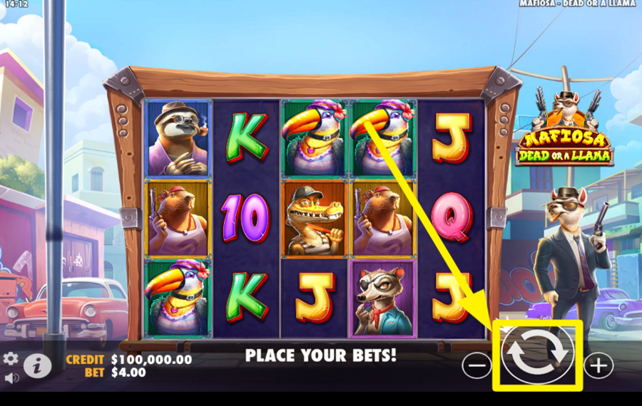 Mafiosa Dead or a Llama JOIN THE SPINNING.