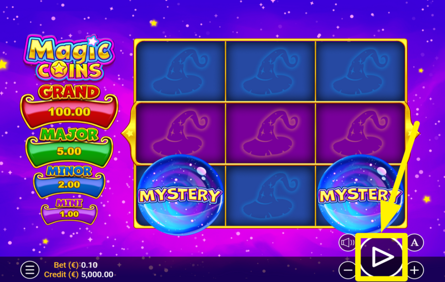 Magic Coins SPIN TO WIN.