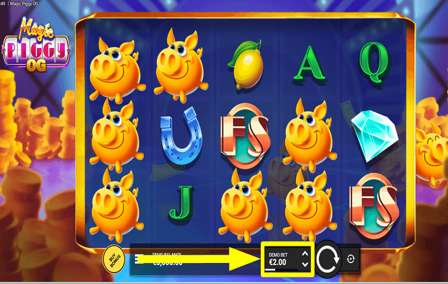 Magic Piggy OG CAST YOUR WAGER.