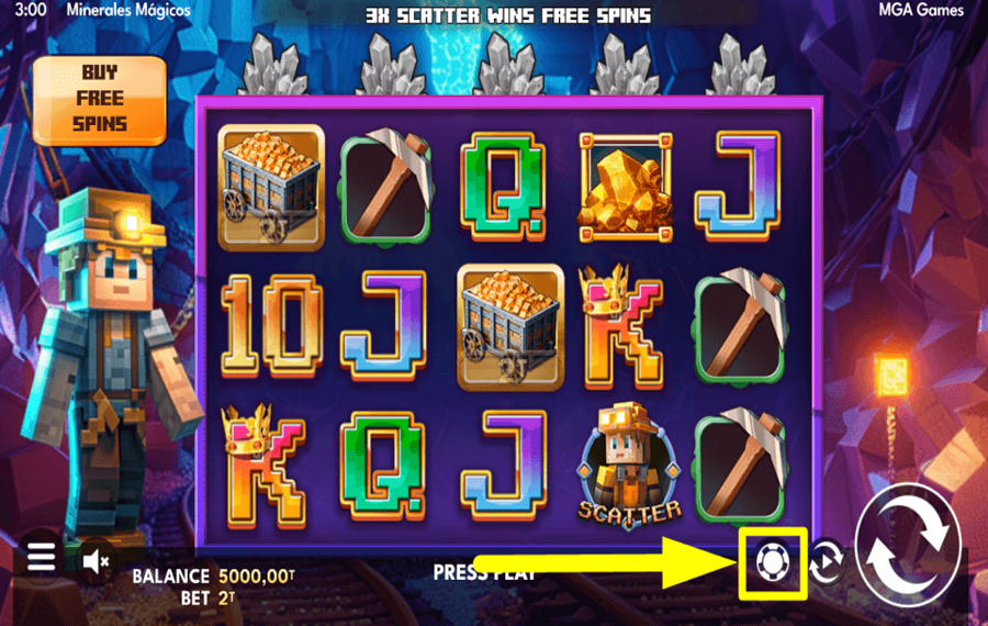 Magic Stones BESTIMMEN SIE DEN EINSATZ.