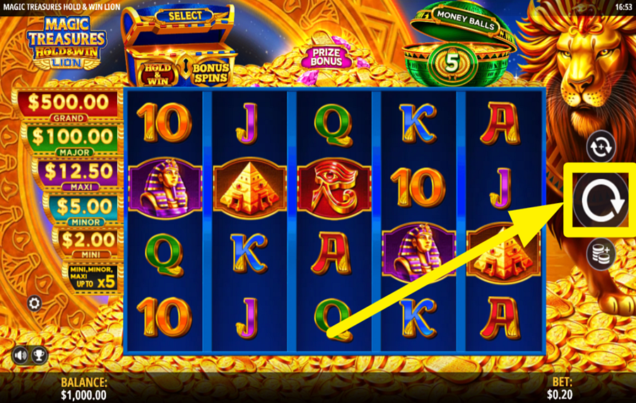Magic Treasures Hold and Win Lion GIOCA.