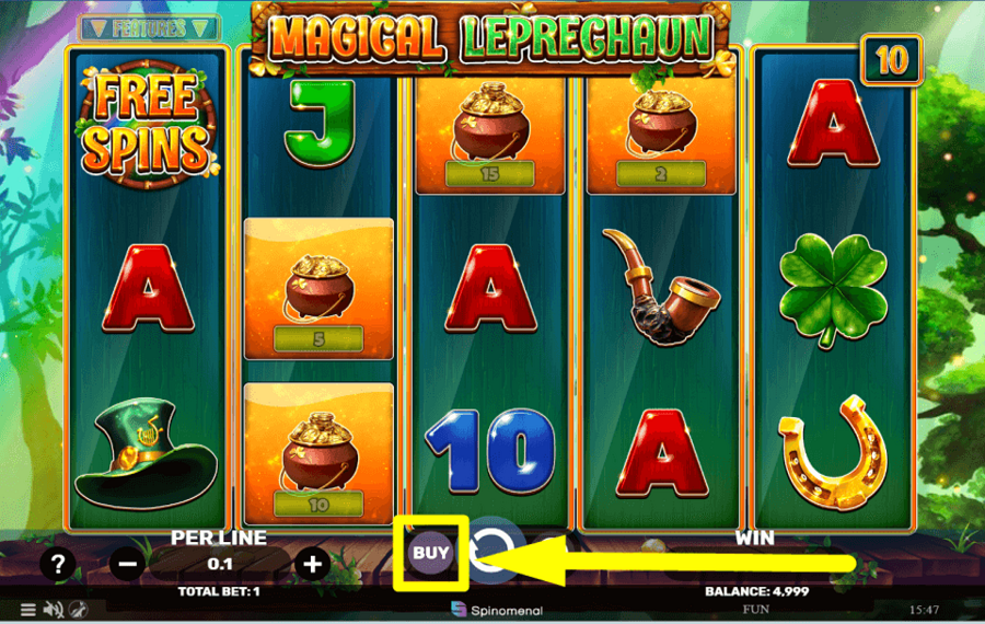 Magical Leprechaun ACHETEZ DES TOURS GRATUITS.