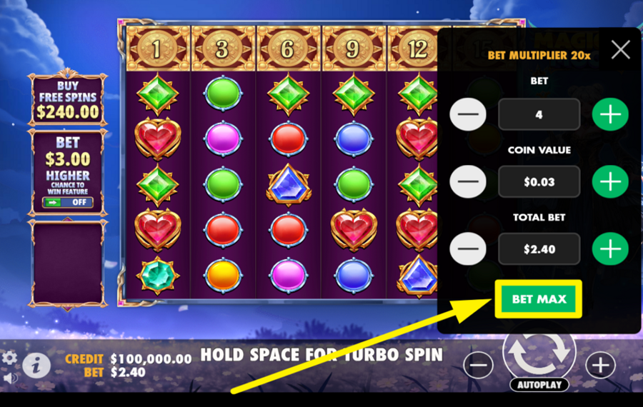 Magical Moon TARGET THE MAXIMUM BETTING VALUE.