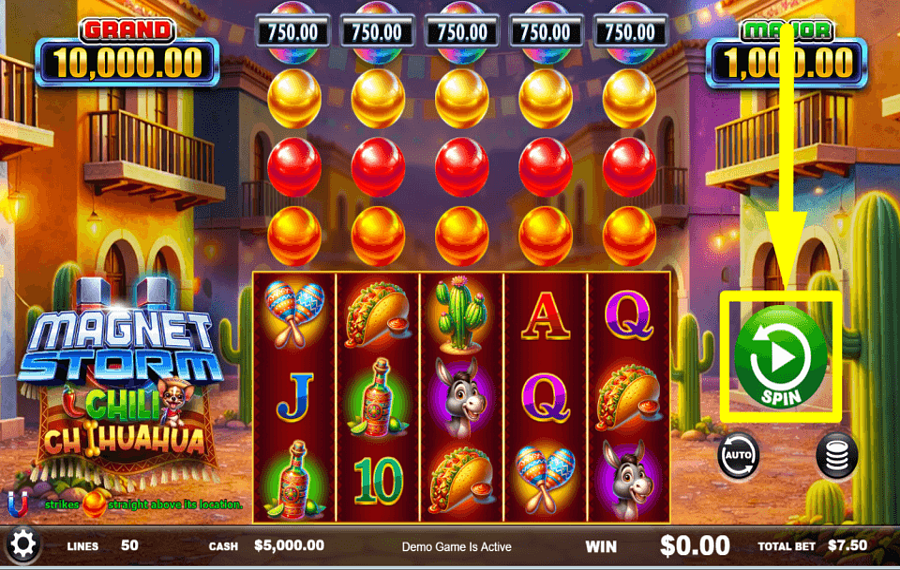 Magnet Storm Chili Chihuahua TEST YOUR LUCK.