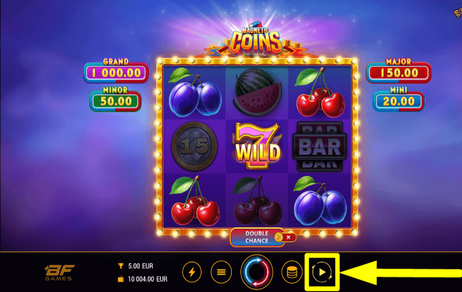 Magnetic Coins START AUTOPLAY.