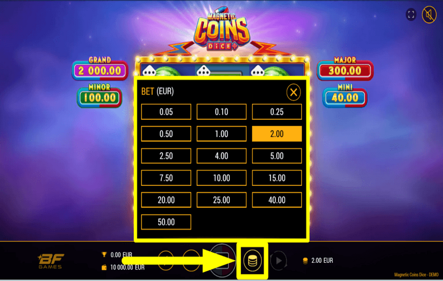 Magnetic Coins Dice СДЕЛАЙТЕ СВОЮ СТАВКУ.