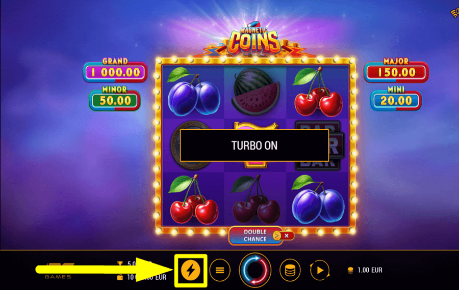 Magnetic Coins SPEED UP THE GAME.