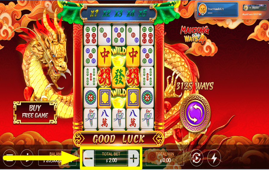 Mahjong Ways IV SELECT YOUR WAGER.