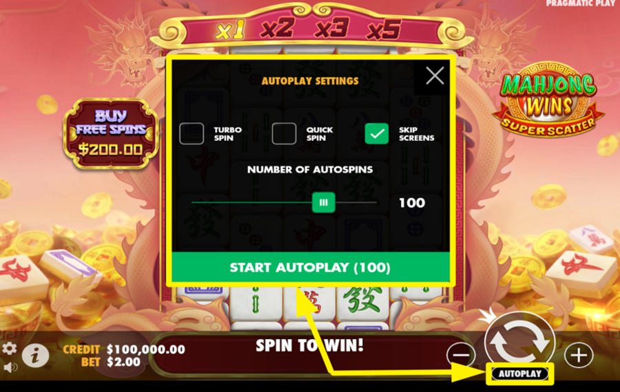 Mahjong Wins Super Scatter INICIAR GIROS AUTOMÁTICOS.