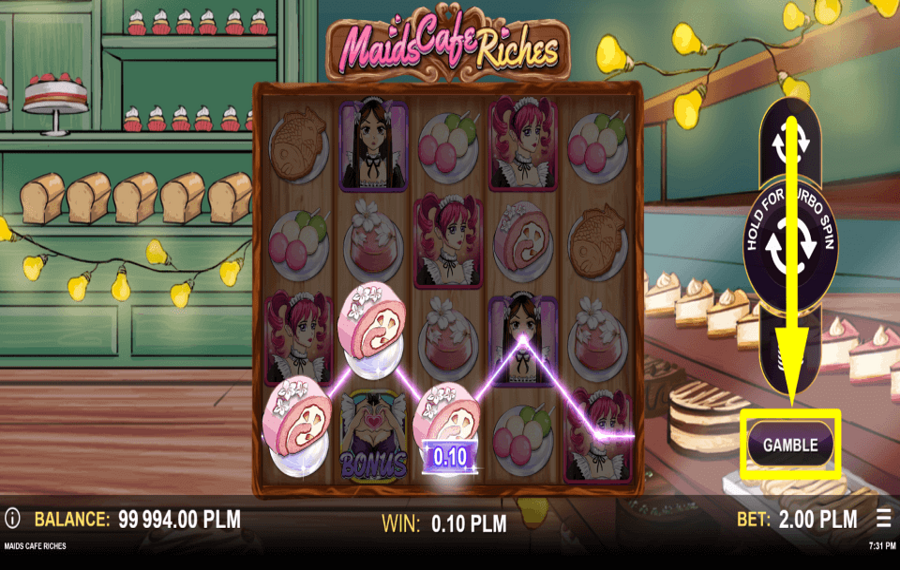 Maids Cafe Riches ACCEPT THE RISK.