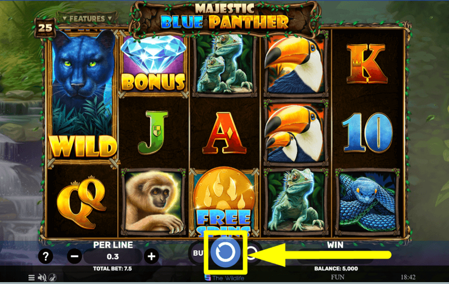Majestic Blue Panther JUEGA PARA GANAR.