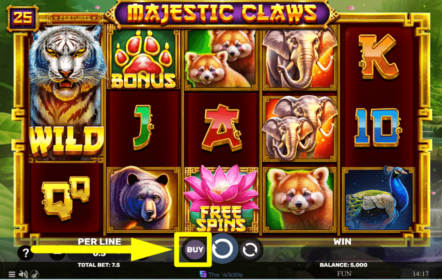 Majestic Claws COLLECTEZ DES TOURS GRATUITS.