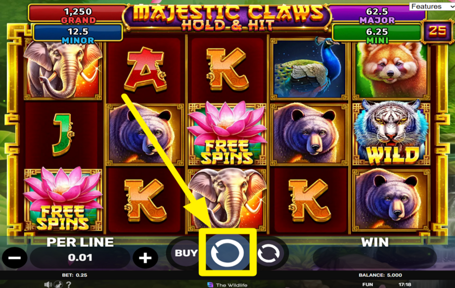 Majestic Claws Hold and Hit ПРИСОЕДИНЯЙТЕСЬ К СПИННИНГУ!