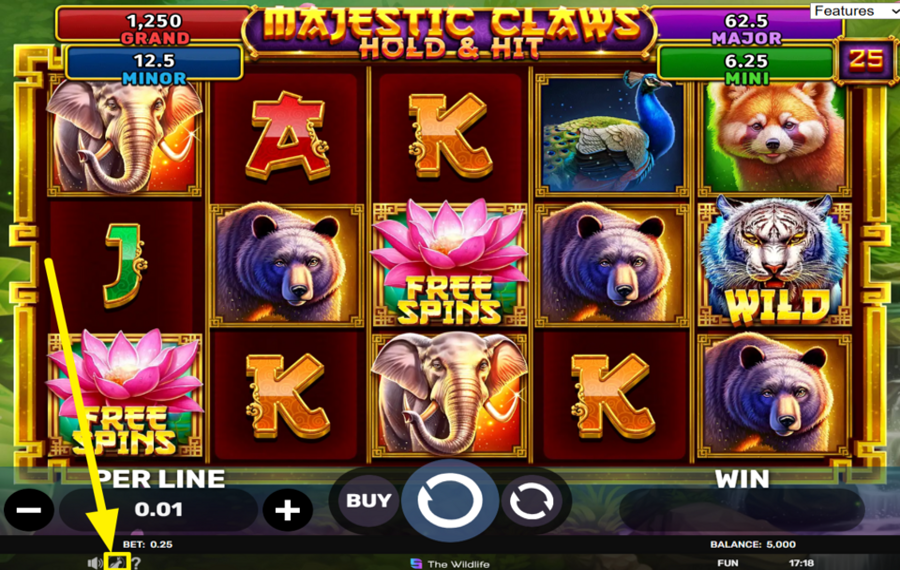 Majestic Claws Hold and Hit УСКОРЬТЕ ВРАЩЕНИЯ.