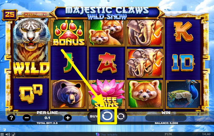 Majestic Claws Wild Snow PARTICIPATE IN THE FUN!