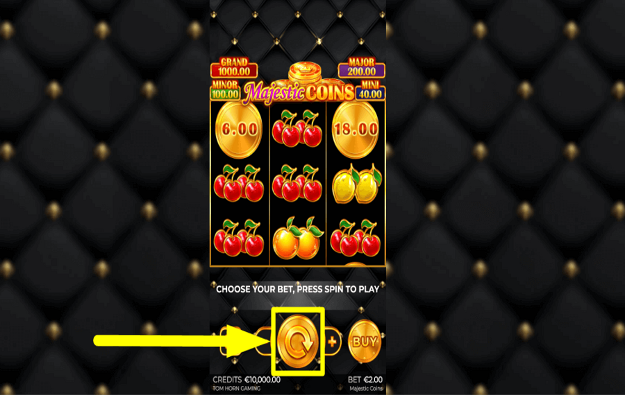 Majestic Coins PLAY THE GAME.