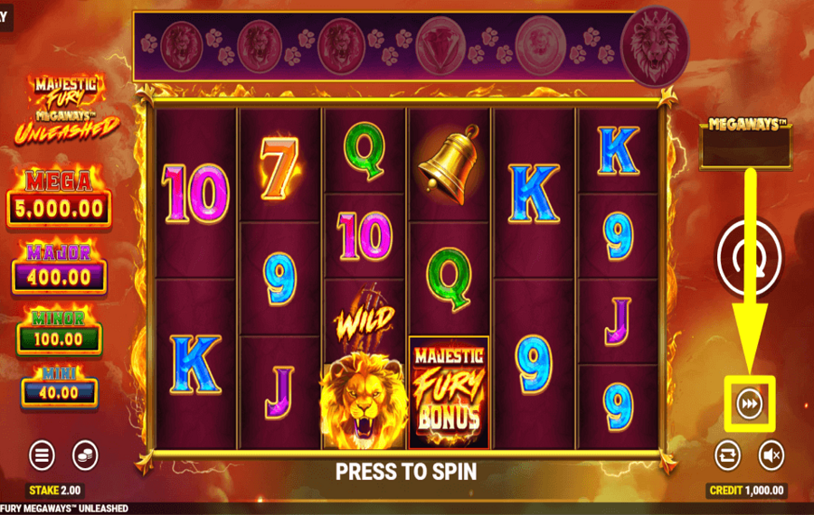 Majestic Fury Megaways Unleashed TURN TURBO ON.