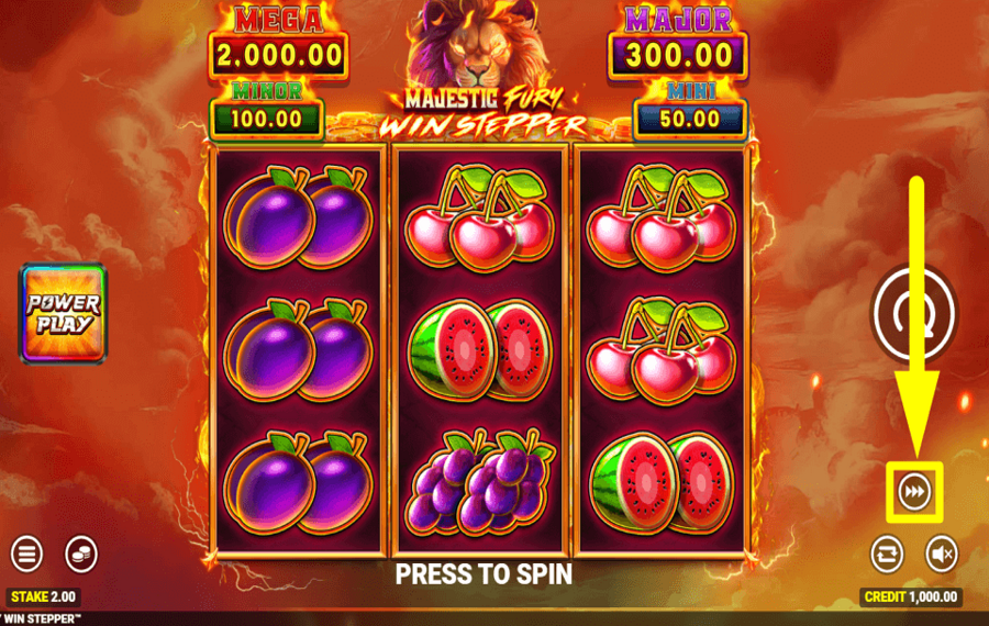 Majestic Fury Win Stepper УСКОРЯЙТЕ ТЕМП.