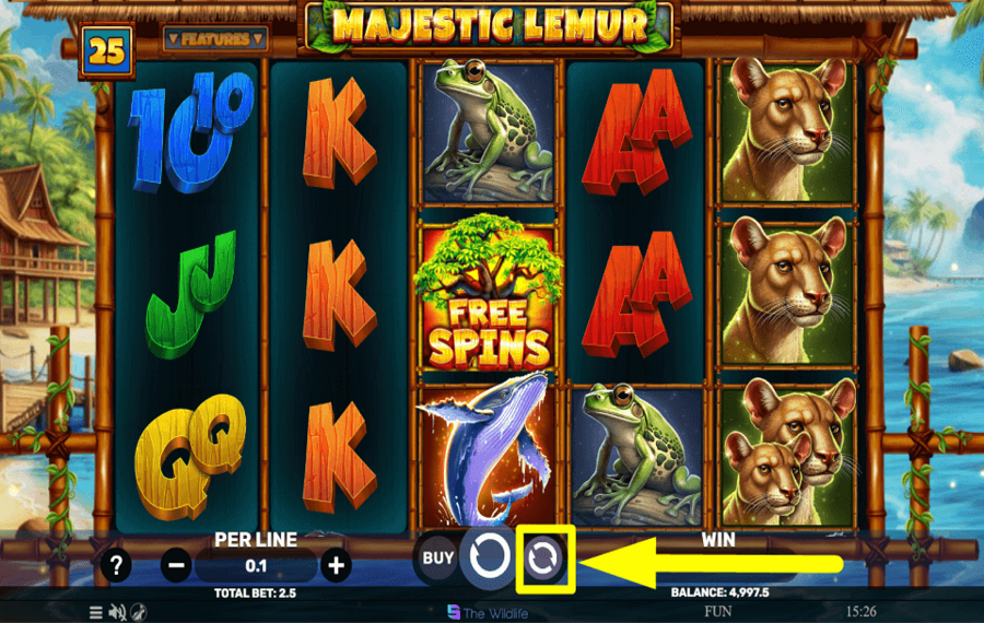 Majestic Lemur DÉMARRER LA LECTURE AUTOMATIQUE.