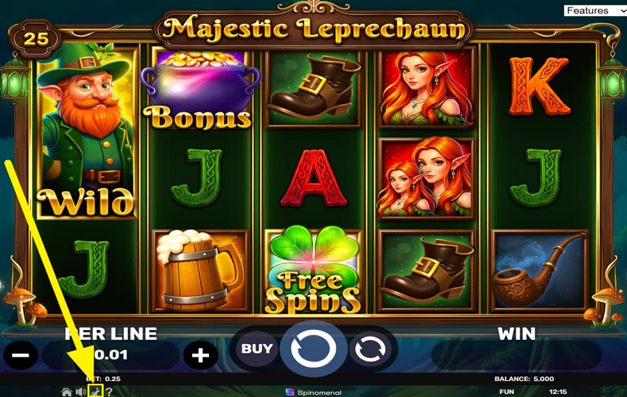 Majestic Leprechaun MAXIMISEZ LA VITESSE.