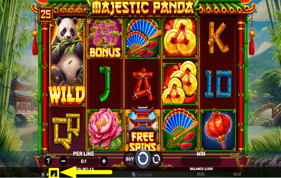 Majestic Panda VERBESSERN SIE IHR SPIEL.