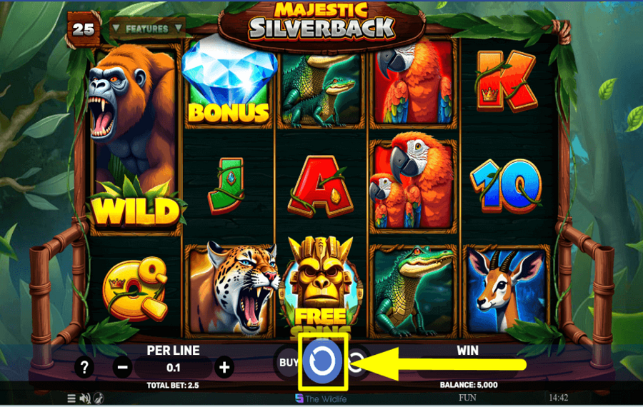 Majestic Silverback SAMMELN SIE BELOHNUNGEN.