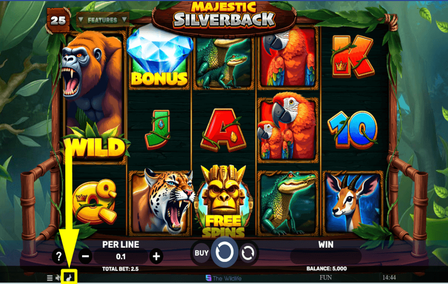 Majestic Silverback ÄNDERN SIE DAS TEMPO.