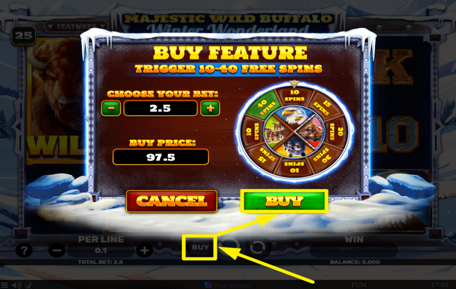 Majestic Wild Buffalo Winter Wonderland MACHEN SIE ES INTERESSANT!