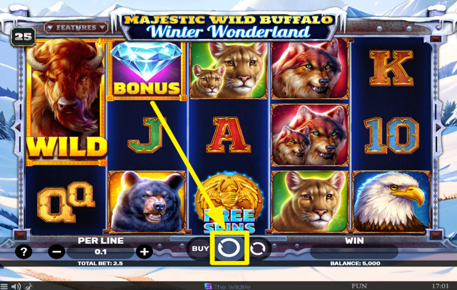 Majestic Wild Buffalo Winter Wonderland NEHMEN SIE AM SPASS TEIL!