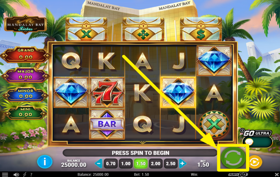 Mandalay Bay Riches НАЧНИТЕ СВОЮ ИГРУ!