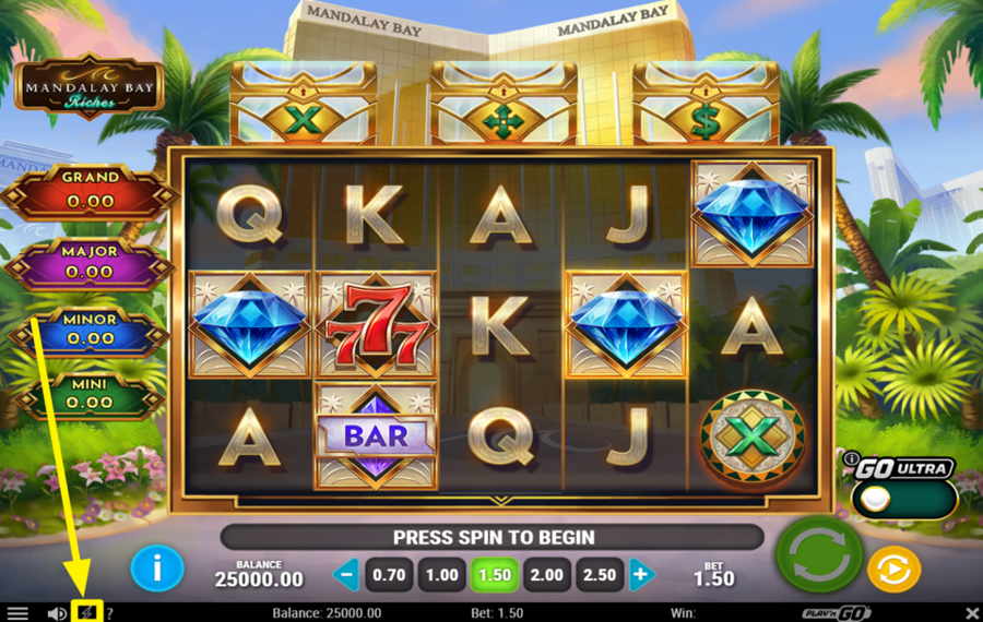 Mandalay Bay Riches УЛУЧШИТЕ ИГРУ.