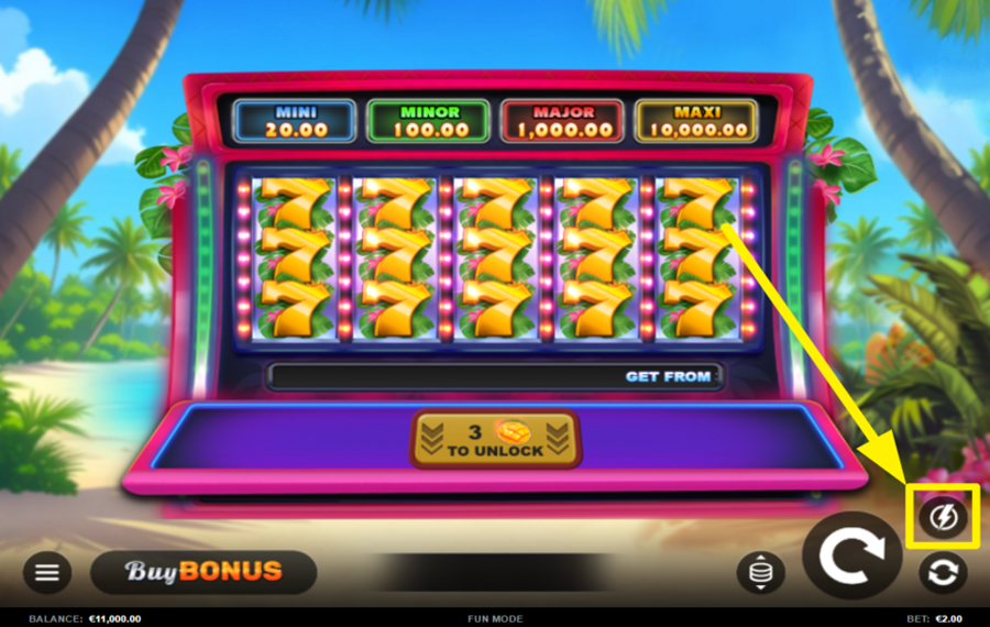 Mango Multi 7s Hold and Win UNLEASH TURBO CHARGE.