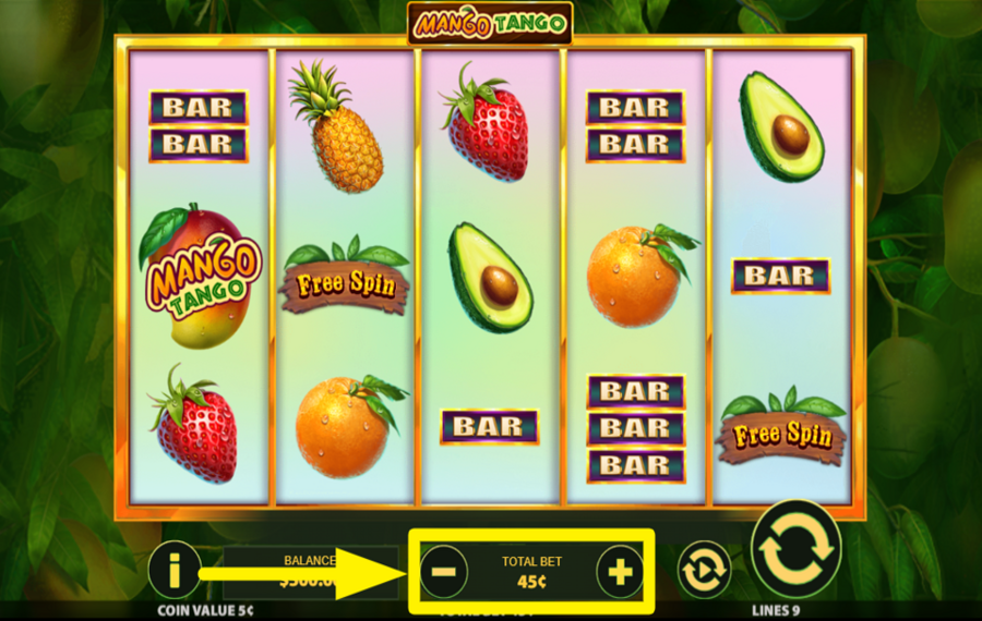 Mango Tango DETERMINAR EL VALOR DE LA APUESTA.