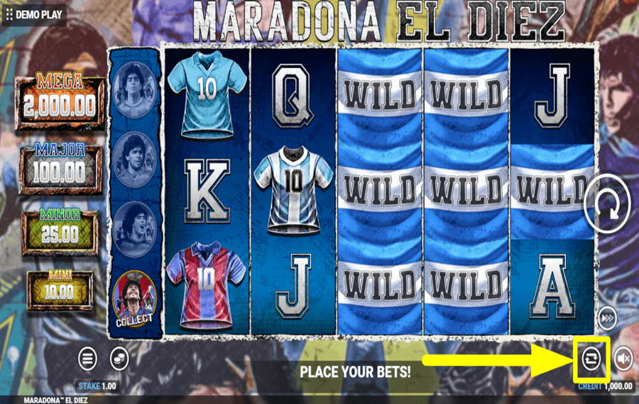 Maradona El Diez ACTIVATE AUTOPLAY.