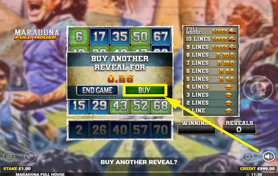 Maradona Full House КУПИТЕ ДОПОЛНИТЕЛЬНЫЕ РАЗОБЛАЧЕНИЯ.