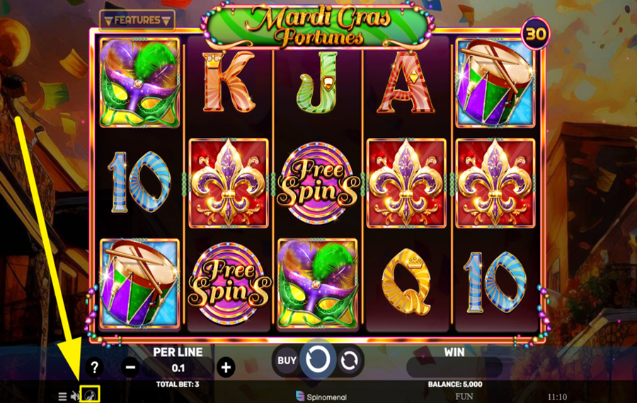 Mardi Gras Fortunes ACCÉLÉREZ L'ACTION !