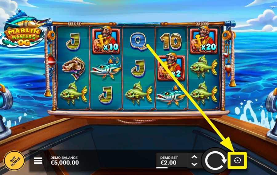 Marlin Masters OG ACTIVATE AUTOMATIC PLAY.