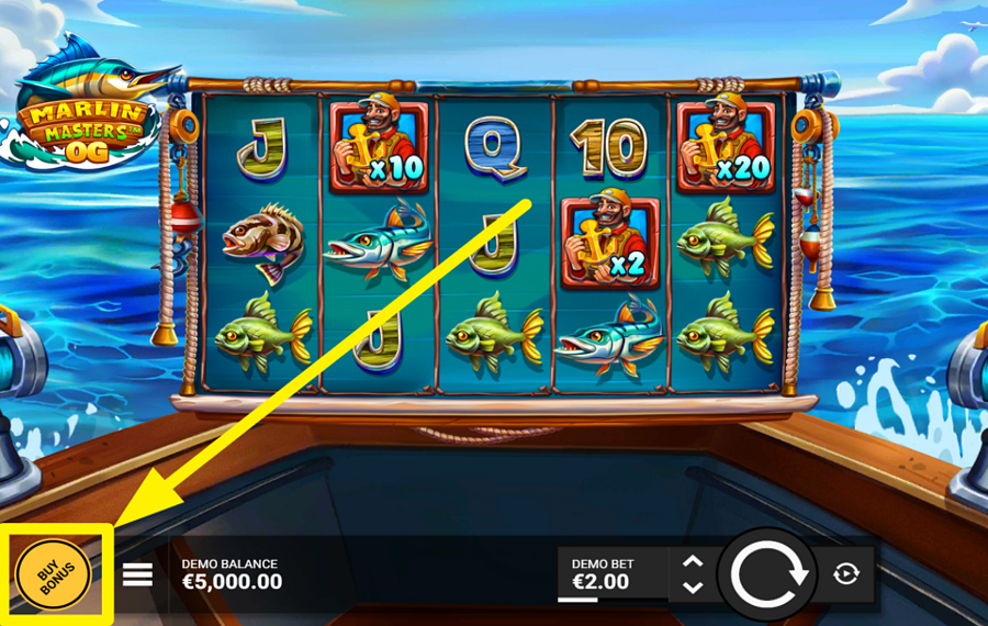 Marlin Masters OG GRAB A BONUS!