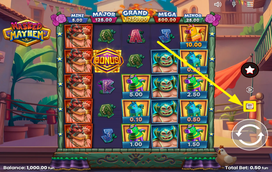 Masked Mayhem Triff deine Wette.