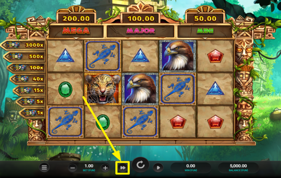 Masked Treasures ¡ACELERA EL JUEGO!