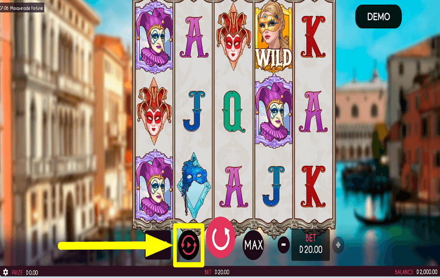 Masquerade Fortune AUTOPLAY AKTIVIEREN.
