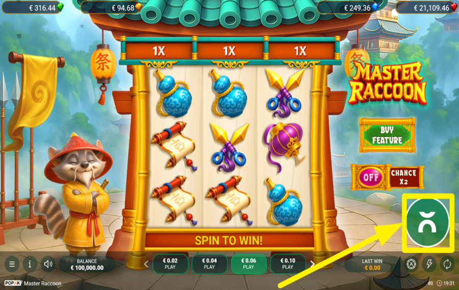 Master Raccoon ¡PARTICIPA EN LA DIVERSIÓN!