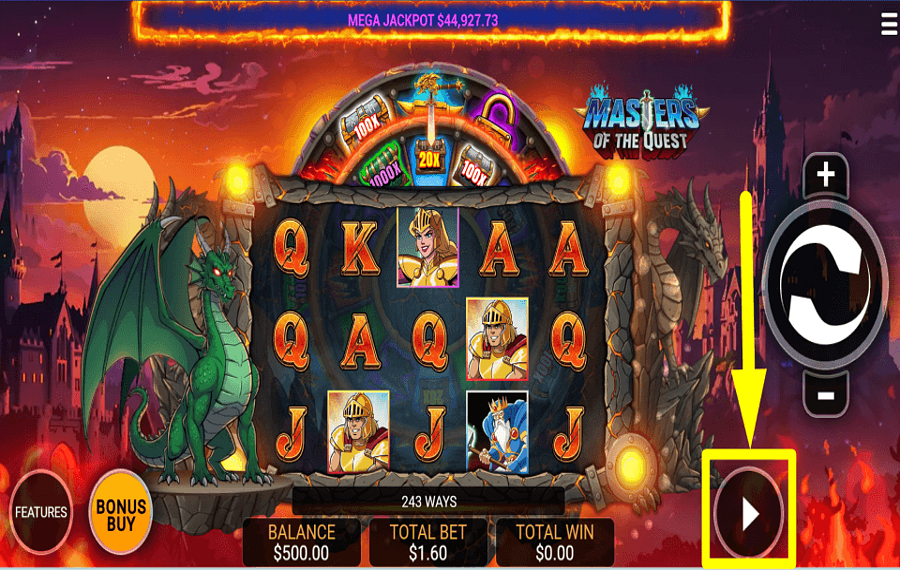 Masters of the Quest ACTIVER LA LECTURE AUTOMATIQUE.