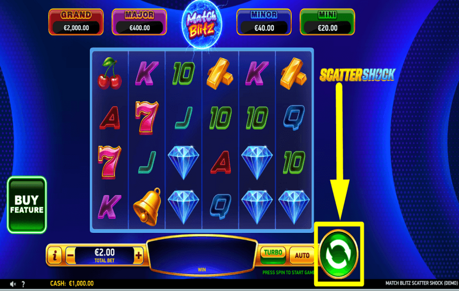 Match Blitz Scatter Shock ATTEMPT TO WIN.