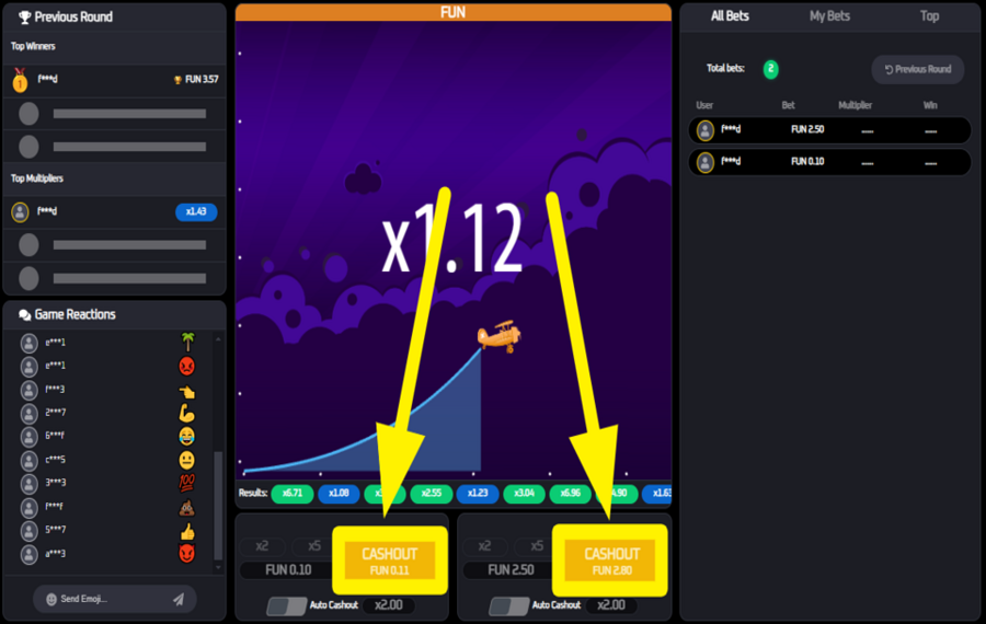 Maverick X CASH OUT BEFORE THE PLANE FLIES AWAY.