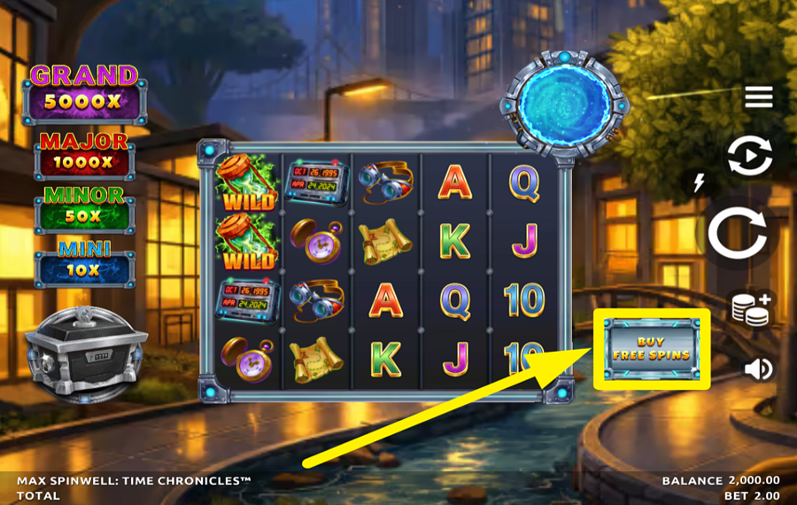 Max Spinwell Time Chronicles FREE SPINS, MORE WINS?