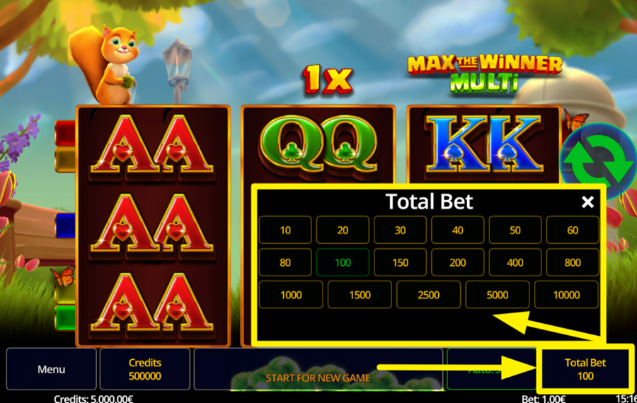 Max the Winner Multi ASSEGNARE UN VALORE ALLA SCOMMESSA.