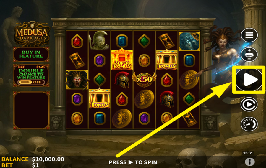 Medusa Dark Ages SPIN TO WIN!