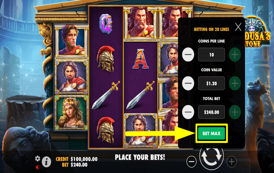 Medusas Stone PLEDGE THE MOST CREDITS.